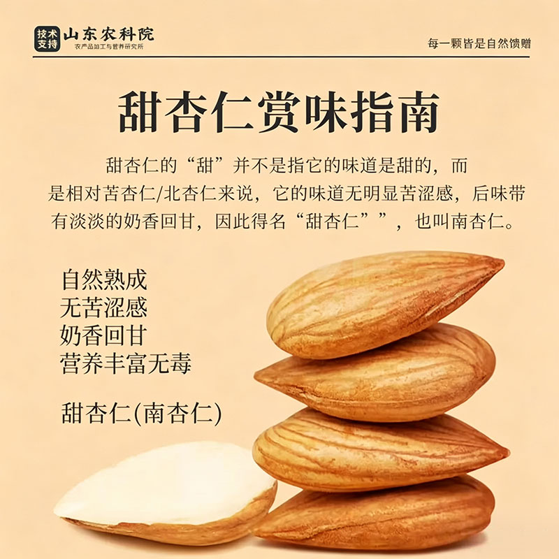 优卓特优级南杏仁原味无添加无蔗糖熟制杏仁大颗粒原产地农科院官方 【原色原香】特级熟制南杏仁 250g*1罐