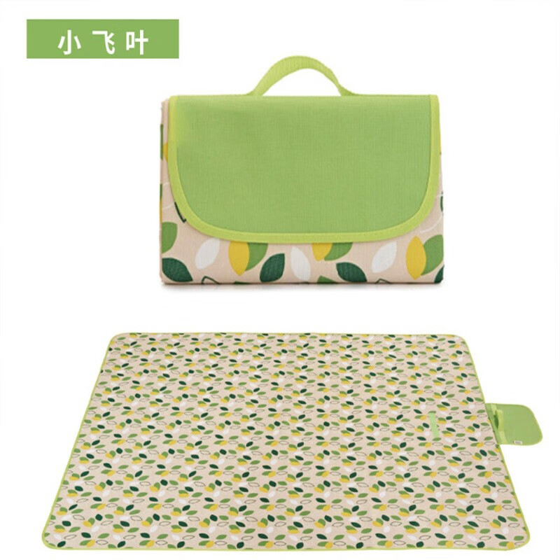 探险君野餐垫 防潮垫 防水野营垫 户外垫子 沙滩垫 爬行垫  小飞叶野餐垫150*200cm