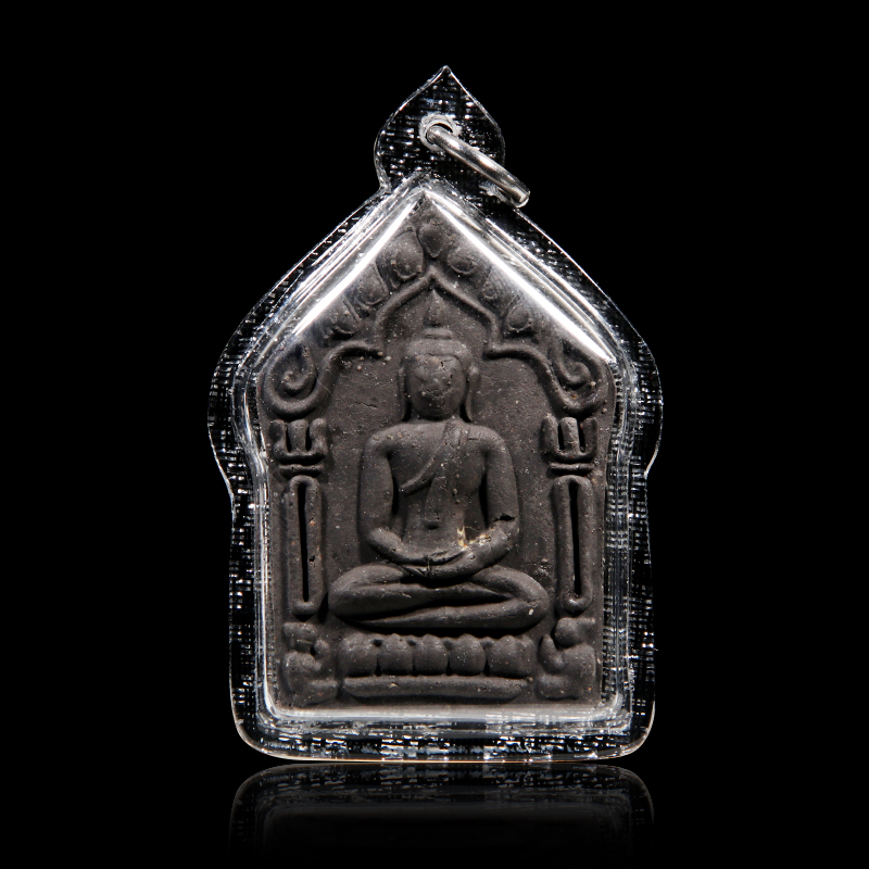 皇本泰国佛牌坤平佛吊坠 正牌真品龙婆醒男女款项链 亚克力壳