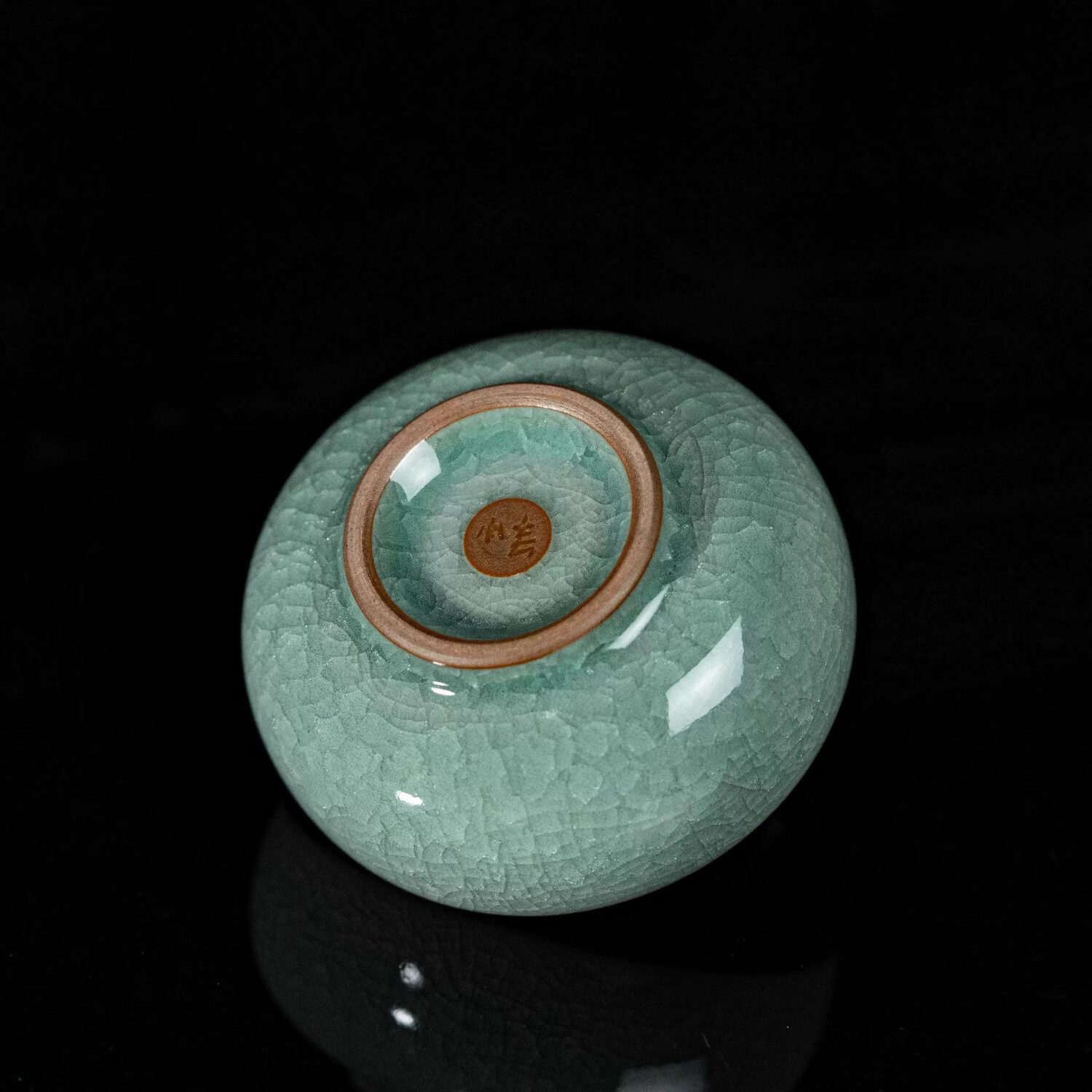 隐庐叶小春冰裂鱼乐杯龙泉青瓷茶杯茶具主人杯个人专用开片可养品茗杯 冰裂鱼乐杯