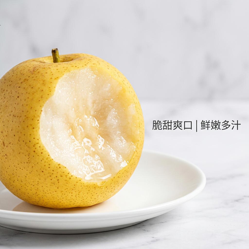 正品新鲜现摘京白梨多汁脆甜 5斤左右新鲜京白梨