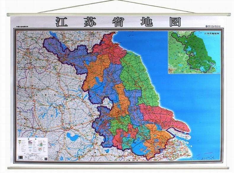 江苏省地图【正版】