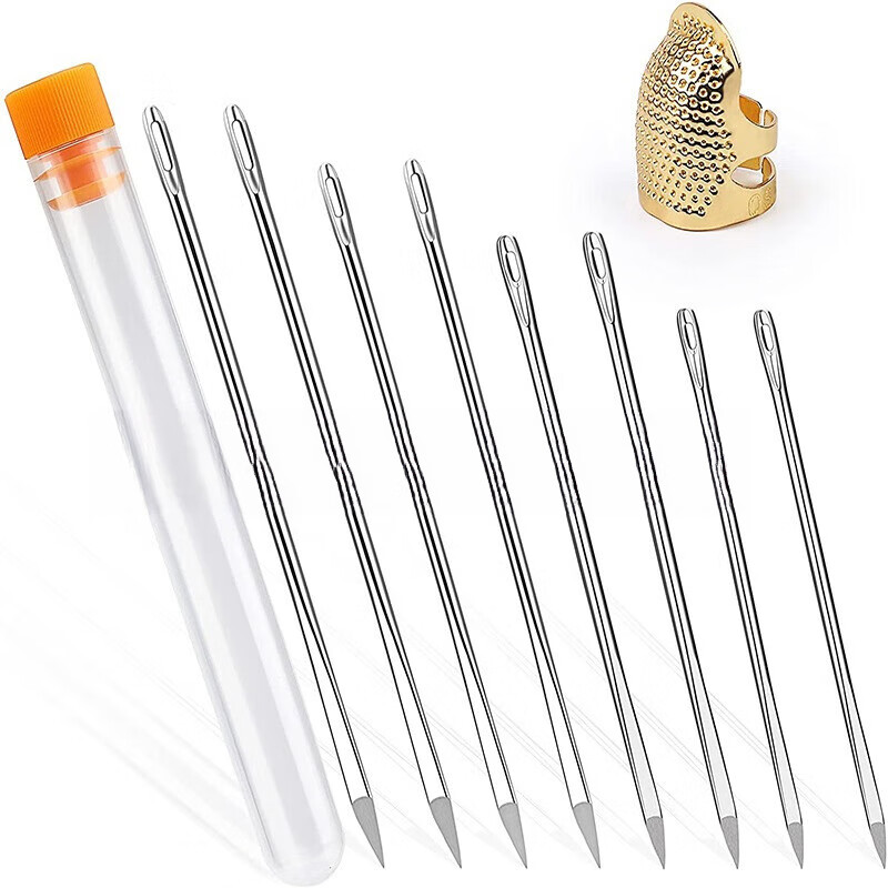 皮革工具配件皮革棱形三角针皮革用针手缝针皮革磨尖三角针 5号