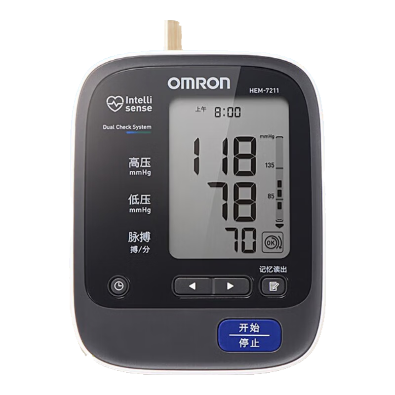 欧姆龙（OMRON）电子血压计HEM-7211血压仪家用上臂 HEM-7211(智能双传感)