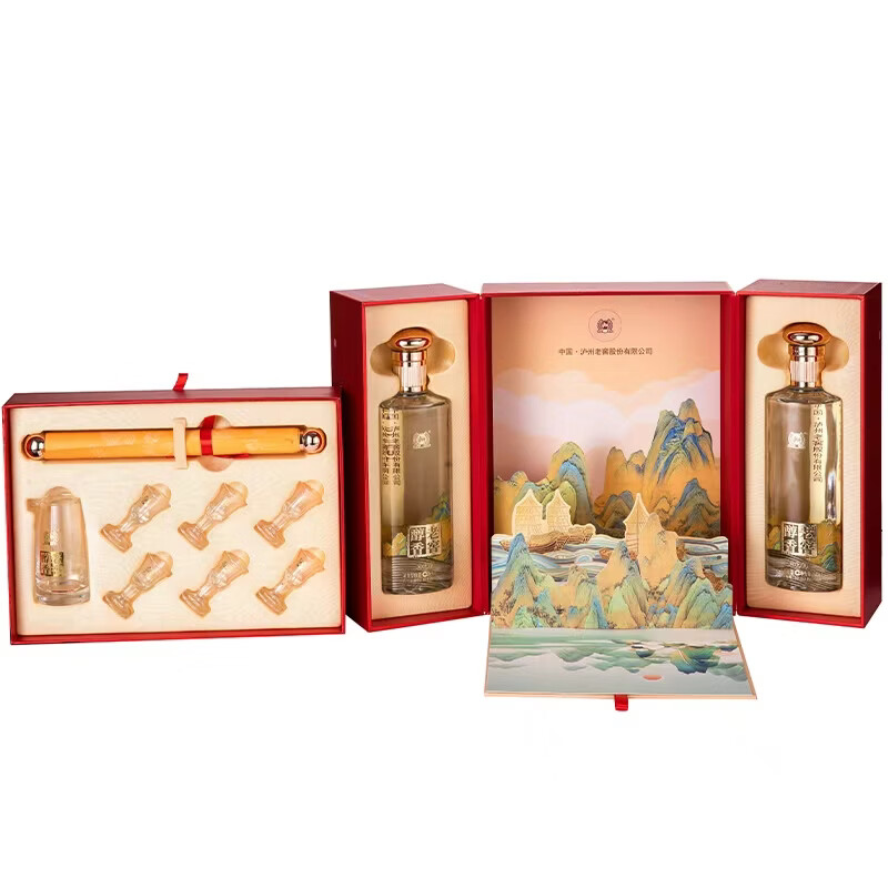 泸州老窖(LUZHOULAOJIAO)老窖醇香和之美浓香型白酒52度500ml*2瓶礼盒装 婚宴送礼自饮收藏 52度 500mL 4瓶 老窖醇香和之美整箱装