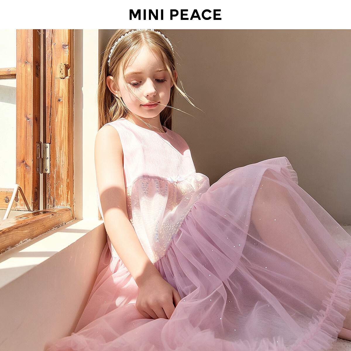 【公主系列】MINIPEACE太平鸟童装女童公主裙夏季新款儿童连衣裙
