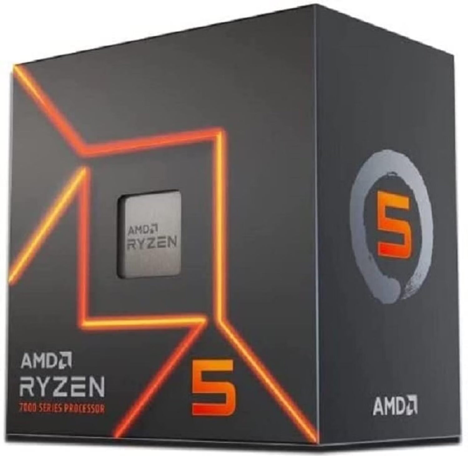 AMD Ryzen 5 7600 6核,12线程解锁桌面处理器