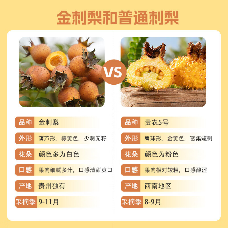C味·C位贵州特产100%NFC金刺梨原汁非沙棘富含VC小包装开袋即饮50ml*10袋 月度调养装：4盒（50ml*40袋） 金刺梨原液