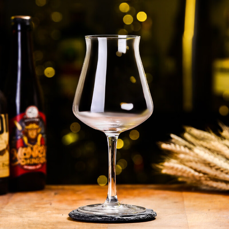 郁金香精酿啤酒杯家用比利时特酷TEKU 高脚杯 水晶玻璃红酒杯葡萄 特酷杯420ml(适合330ml精酿)