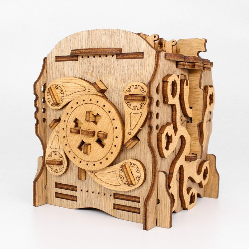 盒puzzle金字塔鹦鹉螺戴维琼斯储物盒解锁玩具男孩 尼摩船长的鹦鹉螺