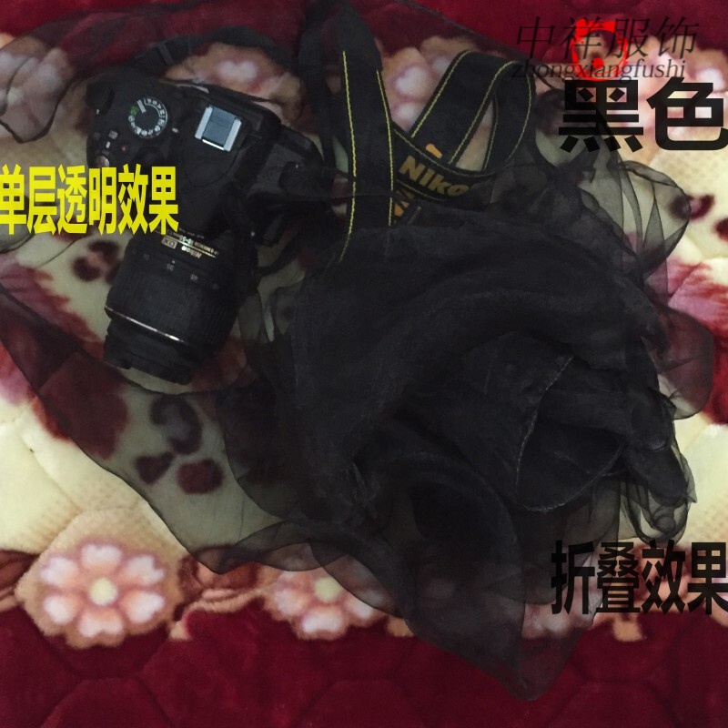 畅印蒙面盖头防风沙柳絮大方巾婴儿车时尚防尘透明纱巾大丝巾女童