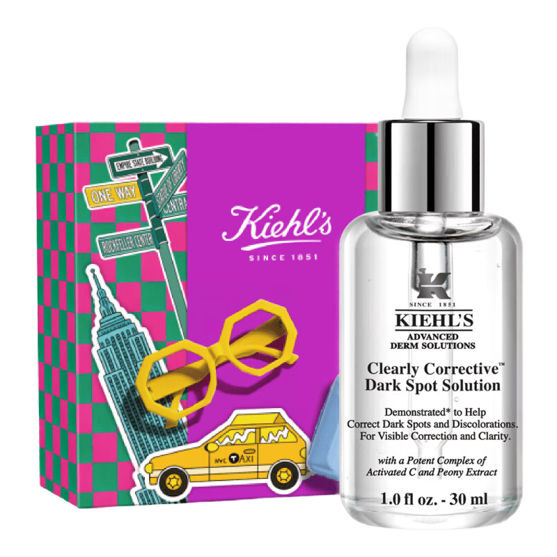 科颜氏（Kiehl's）安白瓶淡斑精华液30ml 美白紧致VC护肤品礼盒生日七夕情人节礼物