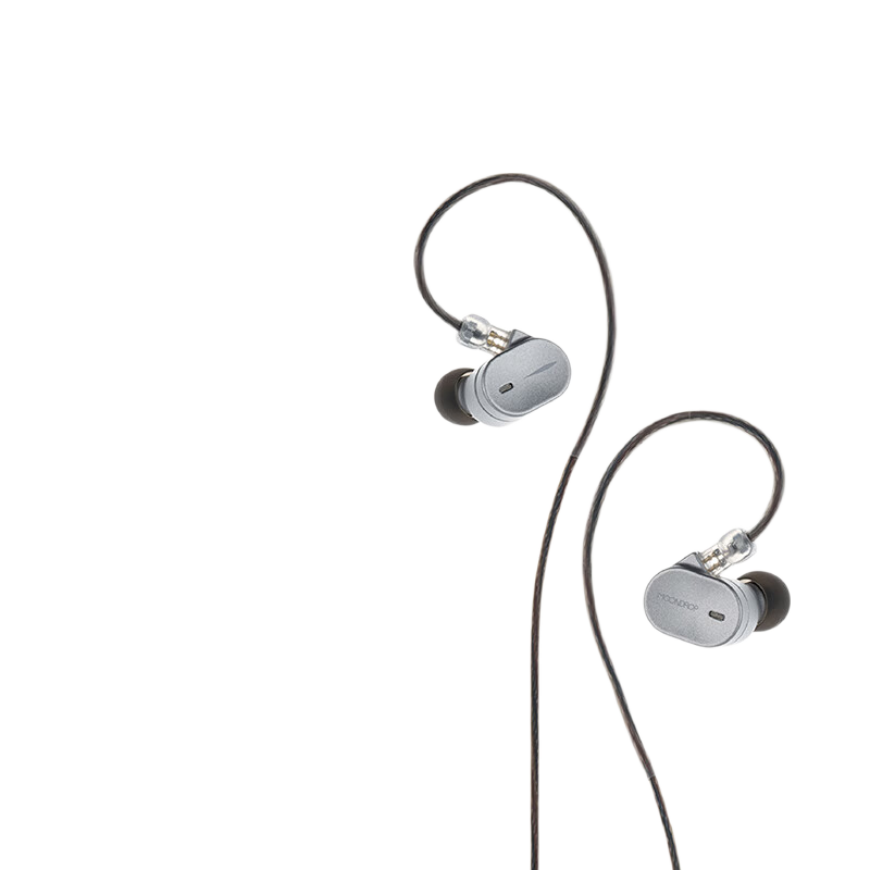 水月雨竹3 入耳式耳机0.78可换线设计HIFI发烧高性能耳塞 黑色【现货】