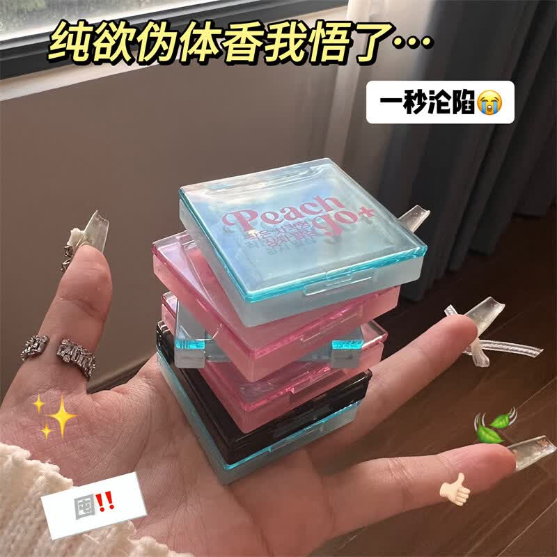 【工厂直发】小方盒固体香膏女士持久留香清淡雅随身涂抹式固体香 茉莉龙井