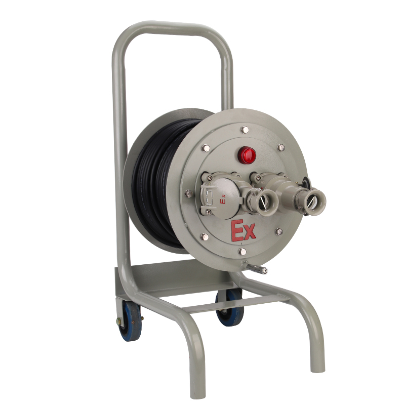防爆电缆盘bxd51移动式绕线电源插座防爆线盘工程电源卷盘电线绕线盘