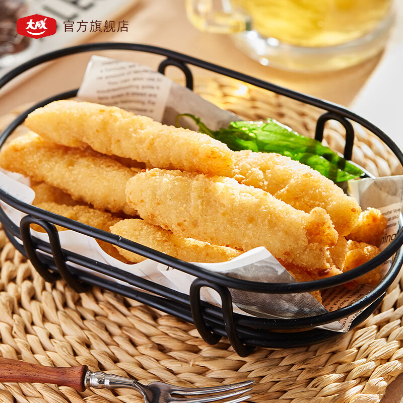 大成香嫩鸡柳无骨鸡柳早餐半成品手抓饼汉堡鸡肉空气炸锅鸡柳油炸鸡柳 无骨香嫩鸡柳500g*1【尝鲜首选】