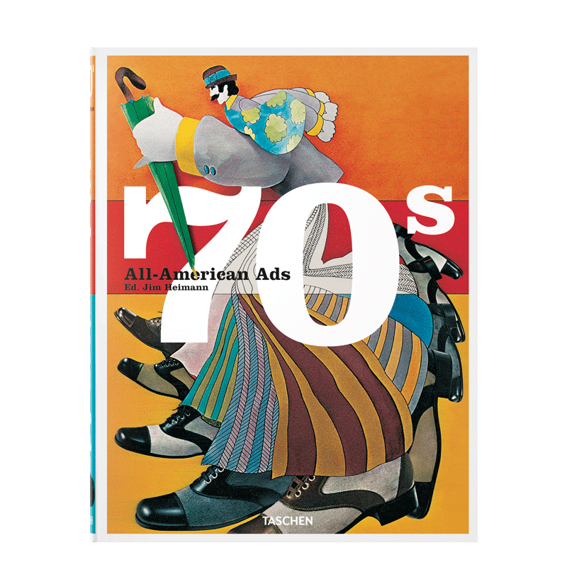 【现货】all-american ads of the 70s,70年代的全美广告更新版生活饮