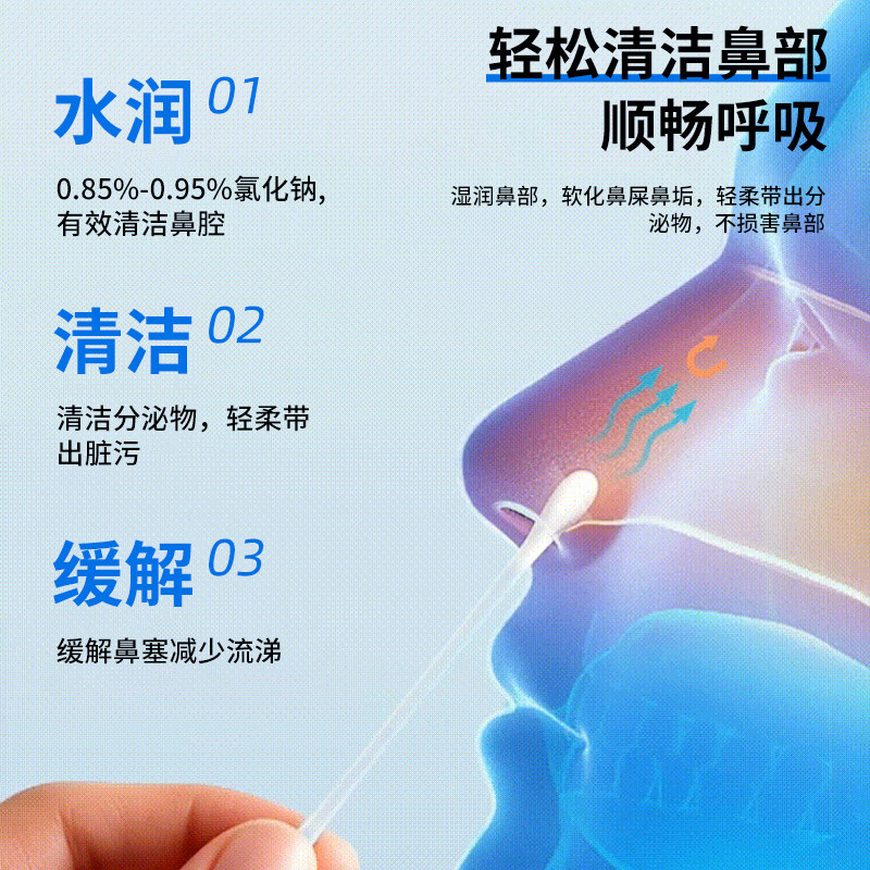 江赫 医用碘伏棉签独立包装50支/盒双头棉签皮肤伤口新生儿脐带消毒 生理盐水棉签+碘伏棉签 家用清洁杀菌新生婴儿脐带护理