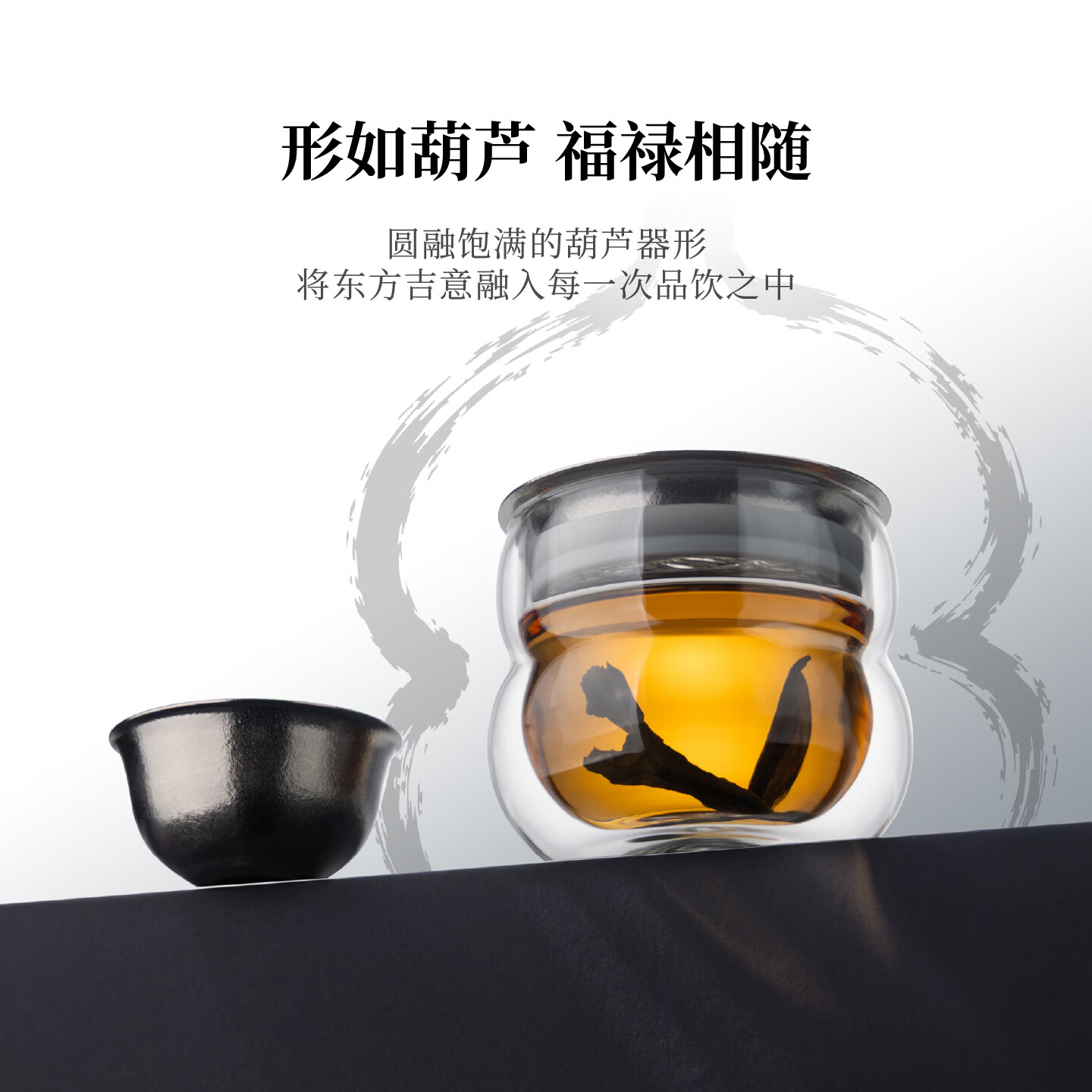 Bonston陶瓷盖碗便携旅行茶具套装快客杯户外泡茶露营功夫茶具装备送男士 一壶两杯+便携包【新品上市】