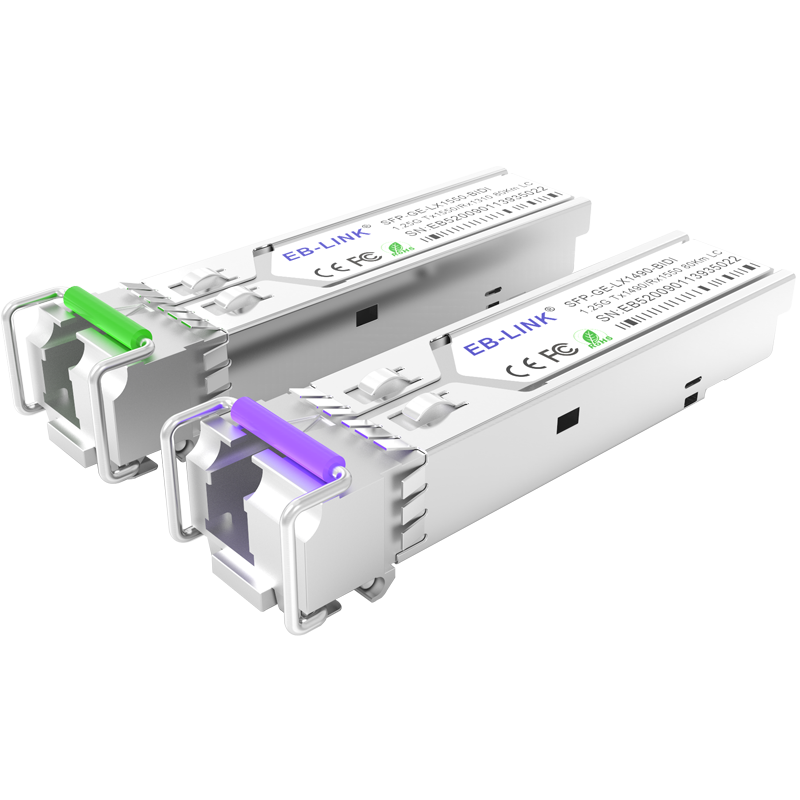 EB-LINK 兼容華為華三SFP千兆單模單纖雙向10KM光纖模塊BIDI單芯40/80/120公里 80公里L(fēng)C一對(duì)單價(jià) 兼容華三 H3C 交換機(jī)