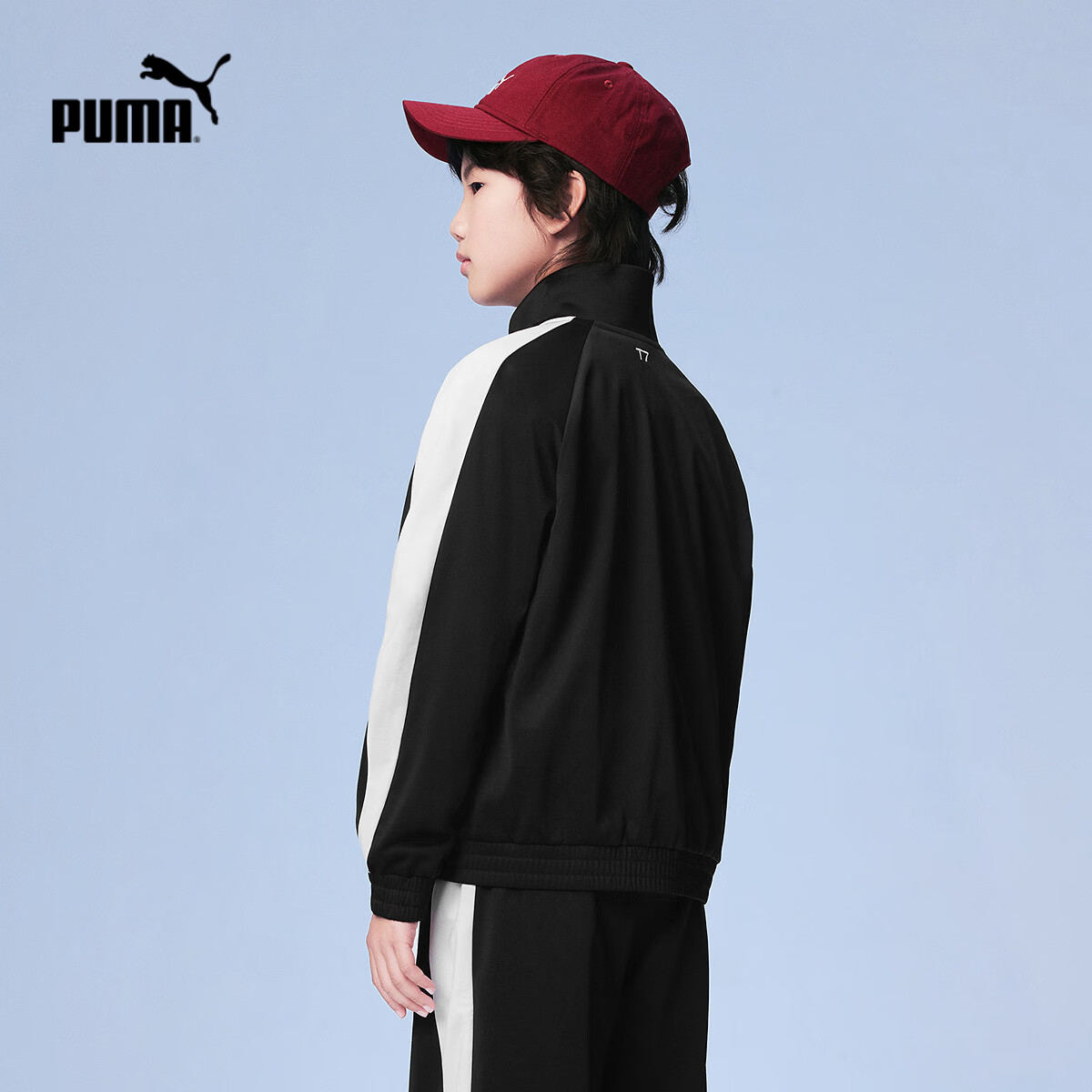 彪马(PUMA)童装儿童针织便服男童女童外套温暖舒适运动户外2026秋季新款 黑色90001-T7新款 165