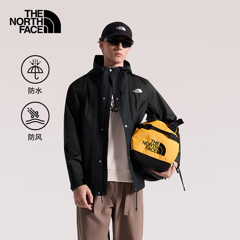 北面（The North Face）冲锋衣男外套防水硬壳上衣户外徒步防风8ESQ JK3 L