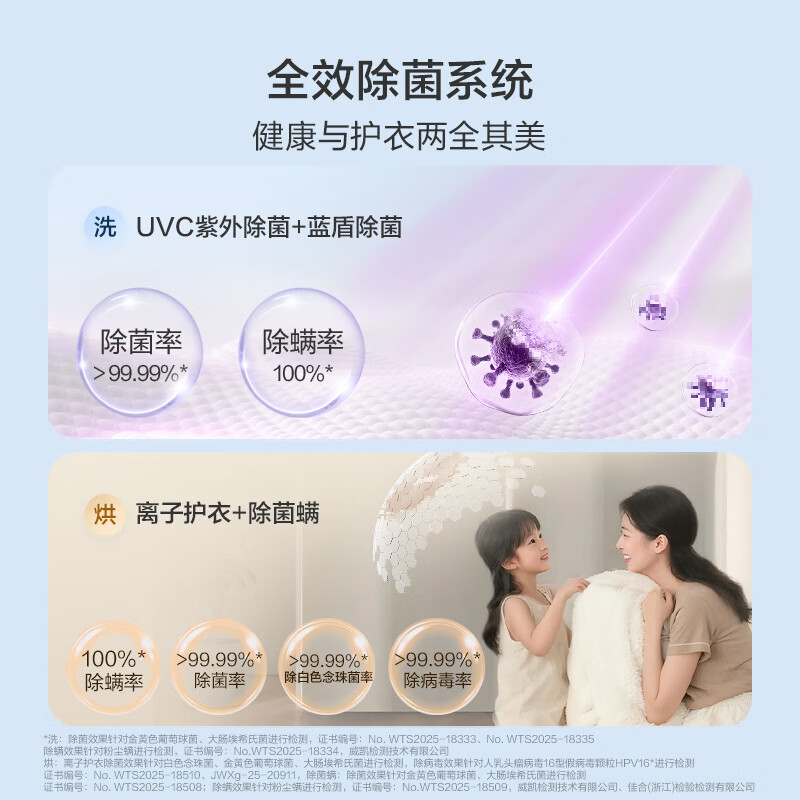 海尔(Haier)云溪4.0Pro 10KG洗烘套装 全自动家用滚筒洗衣机10kg+双擎热泵烘干机10kg 直驱 一级能效 7KJ3