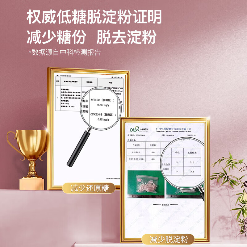 韩久2026年新款低糖电饭煲升降式米汤分离智能沥米饭过蒸煮多功能电饭煲不锈钢全自动养生锅 6L 玫瑰金不锈钢款+适合6-9人