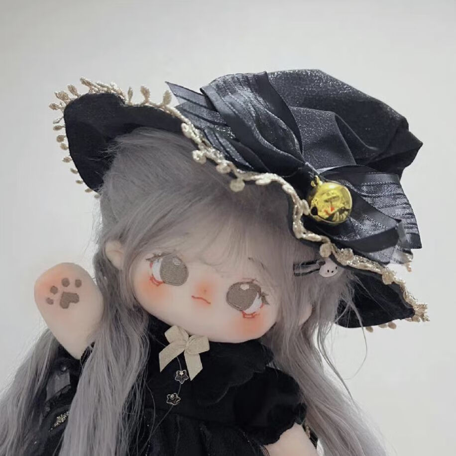 狼妹棉花娃娃20cm现货裸娃无属性公仔狼妹生日礼物女生少女心闺蜜 执