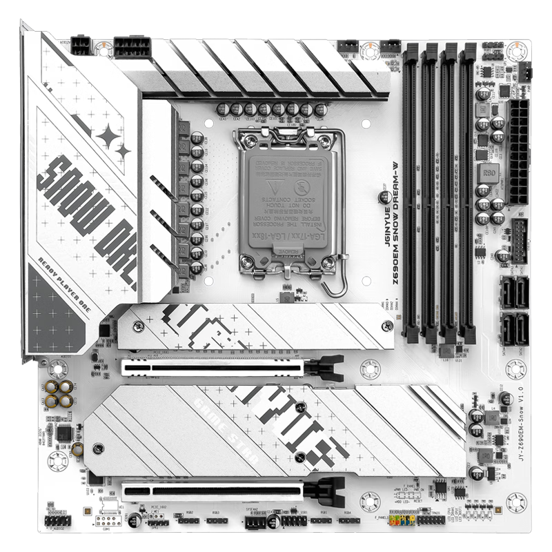 精粤 Z690 EM SNOW DREAM W DDR4 PCIE5.0 EM 图 4
