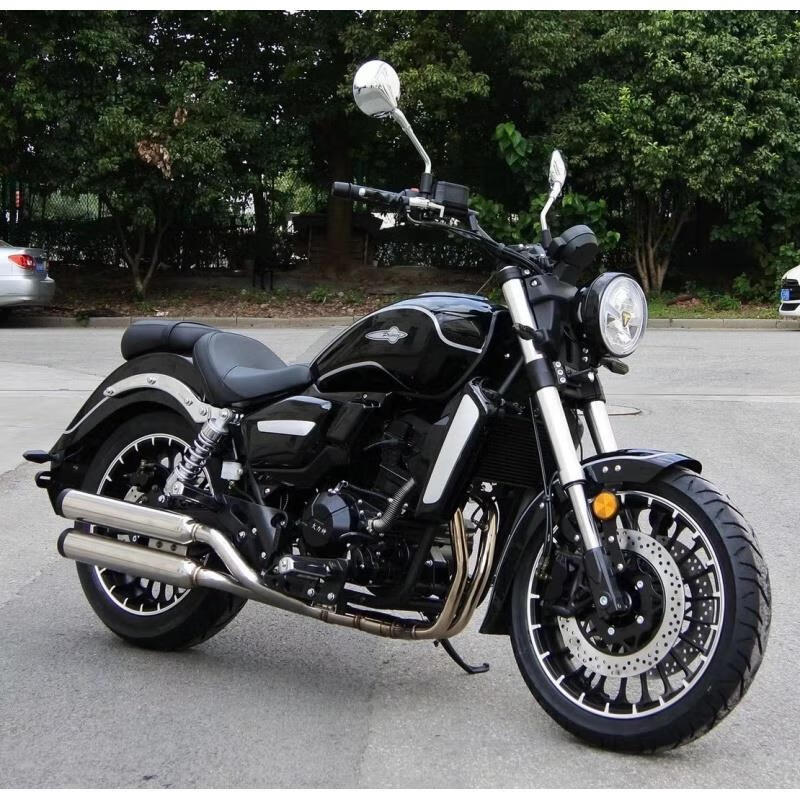 500cc复古太子摩托车ur400cc太子印第安美式巡航车电喷可上牌 400排量