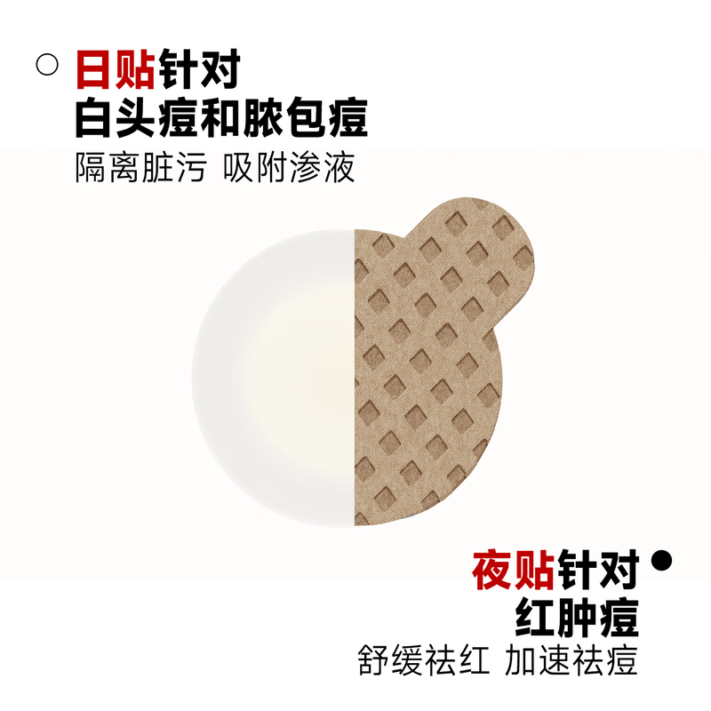 芙芙净痘修红微晶焕肤精华液改善痘肌凝胶祛痘膏面部护肤品生日礼物女 祛痘精华20g+日贴+夜贴