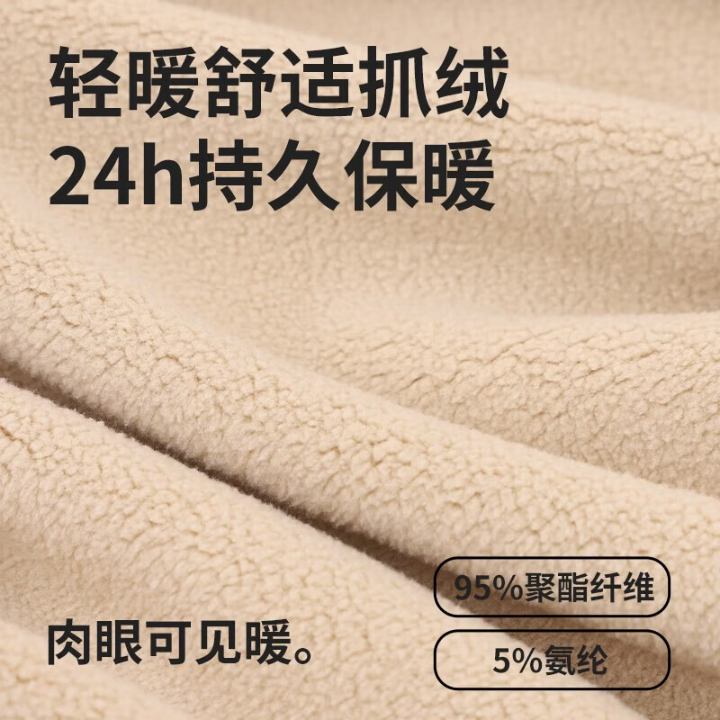 猫人儿童摇粒绒套装男童女童秋冬加厚保暖上衣裤子中大童拉链开衫 灰蓝外套【加厚摇粒绒 10A抗菌】 120 建议体重30-39斤