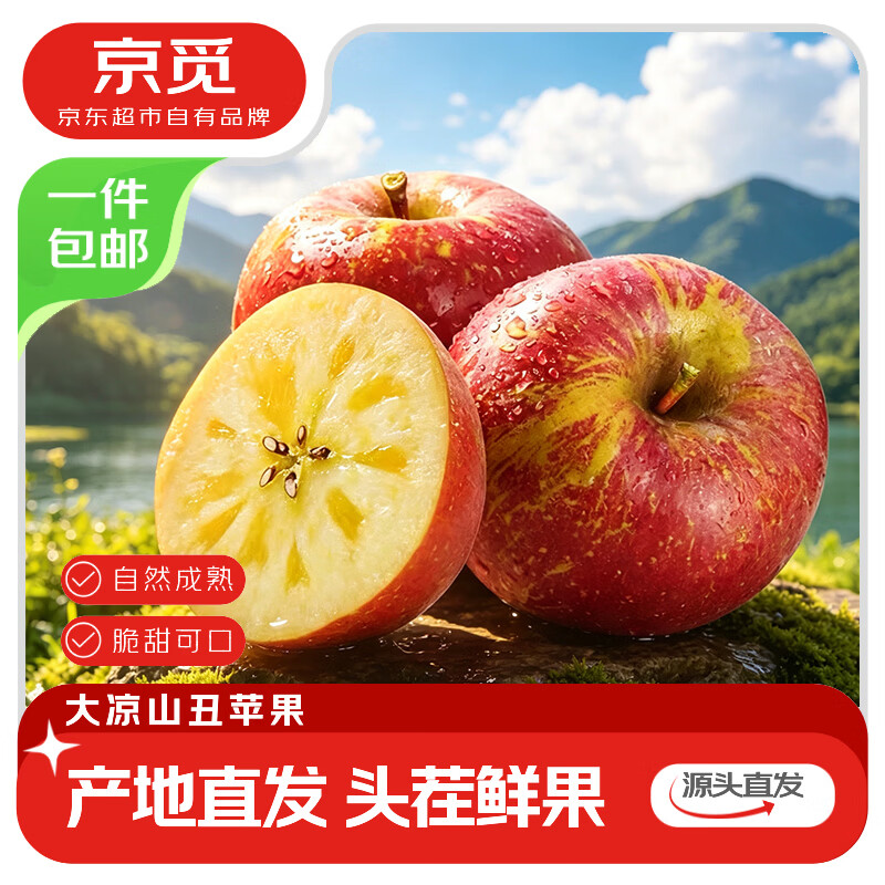 京觅大凉山苹果4.5斤24.9元 - 86线报