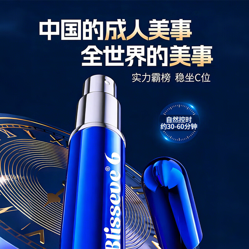 成人美事延时喷剂男用持久喷剂延迟小蓝瓶挿久不射早泄龟头敏感药 【全新升级】六代延时喷剂