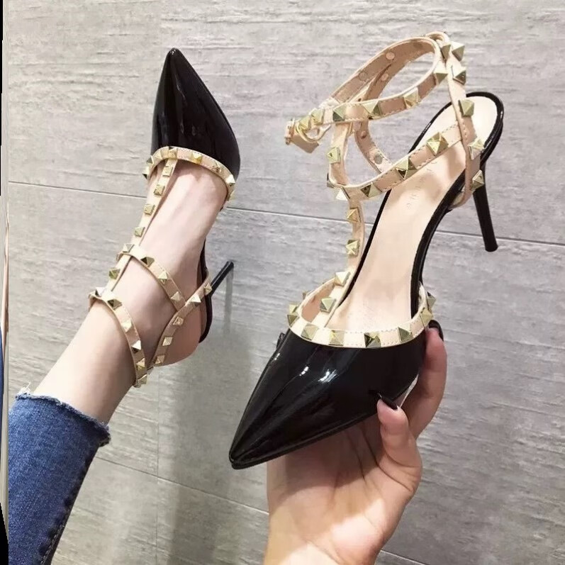 轶恬攻速鞋炮鞋床上高跟鞋御姐性感床上一次性高跟鞋斩男一字带单鞋