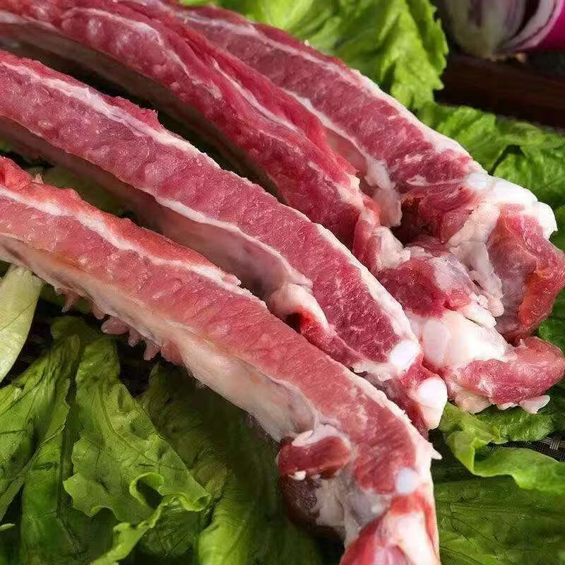 灿食客原切猪前排含15%脊骨和2%脆骨5斤 前排含15%脊骨2%软骨5斤
