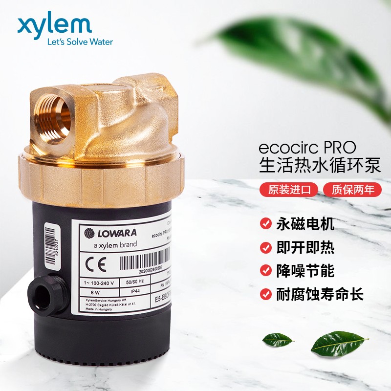 赛莱默xylem防卡阻高性价比原装进口生活热水循环低音降噪水泵家用