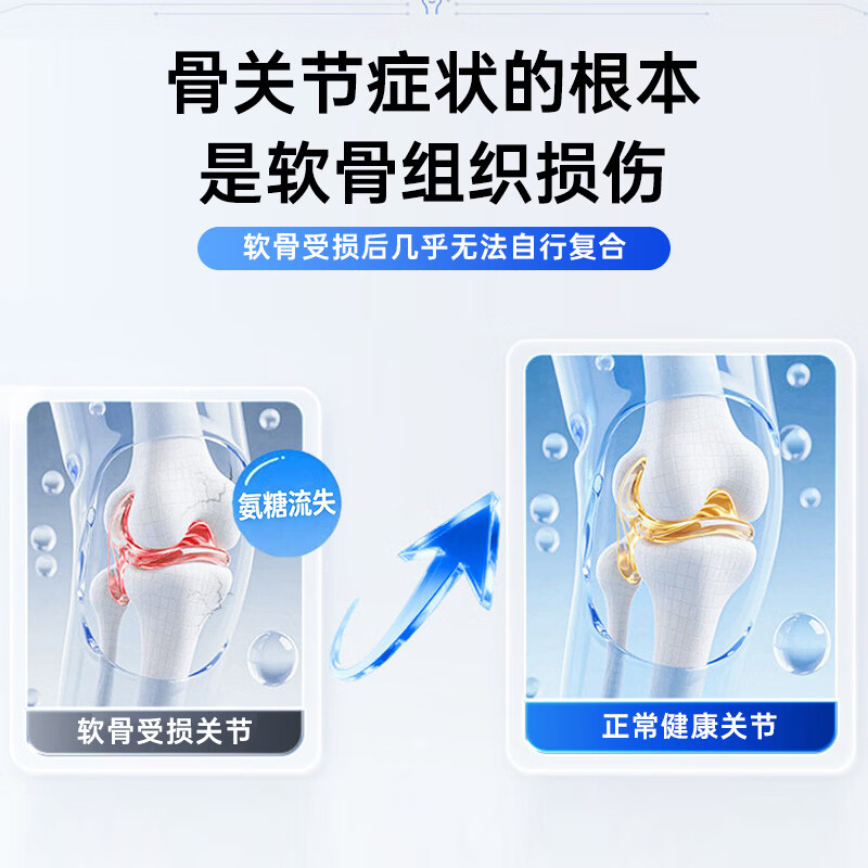 健安喜(GNC)氨糖软骨素钙片1500mg含MSM成人中老年人护关节营养品送礼优选 【舒缓关节】氨糖软骨素 160粒*1瓶