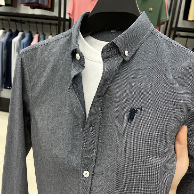 ���ڲ�������ү����LAOYECHE��100%������ʿ����������޴��崺��װ����ţ��Ĵ�ɫ��װ�������� ED-23833��� L �Ƽ�125-140��