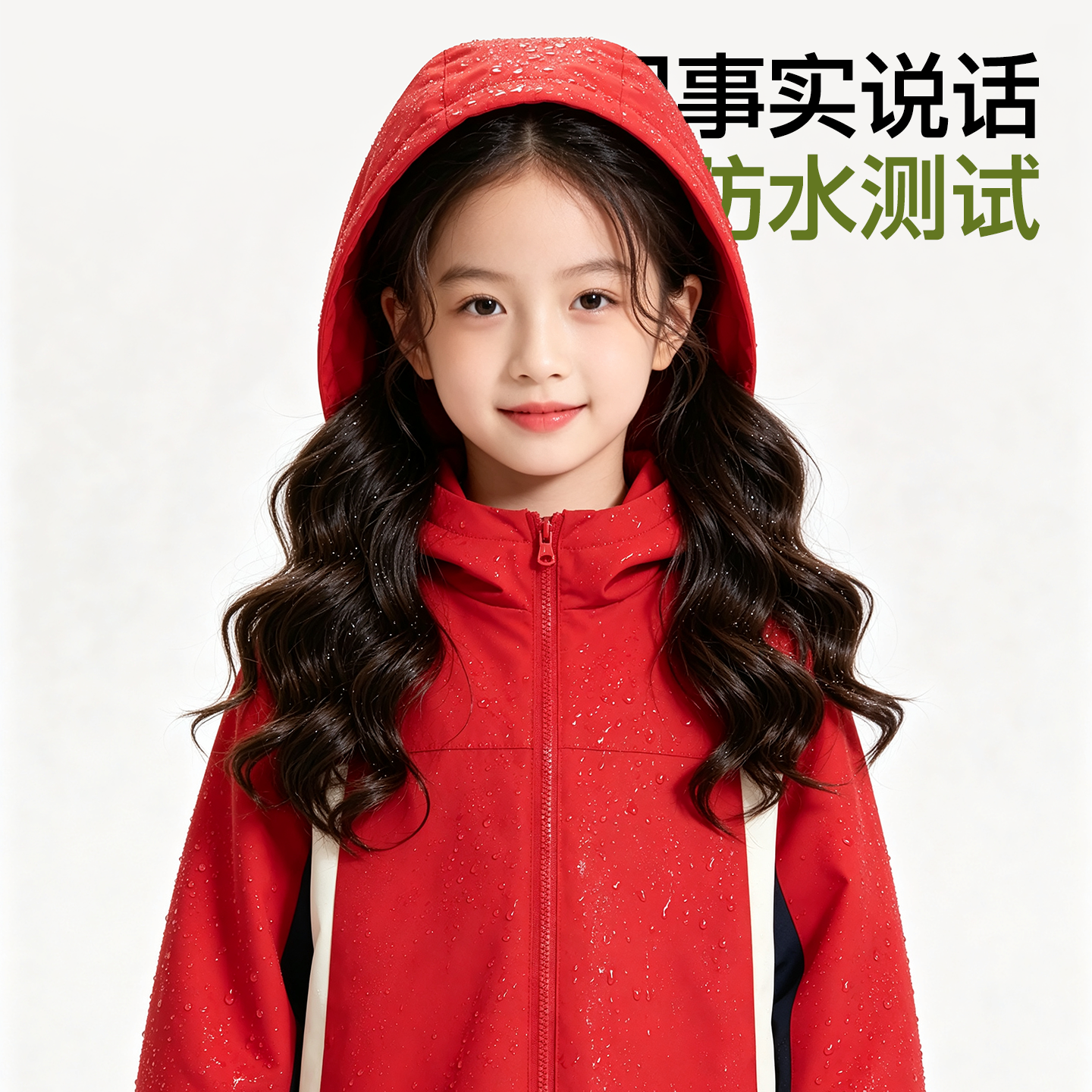 小猪班纳儿童冲锋外套秋季新款青少年衣服12-16岁男童防风衣服女童秋装 【男女同款】青果绿 110 （建议体重30-38）