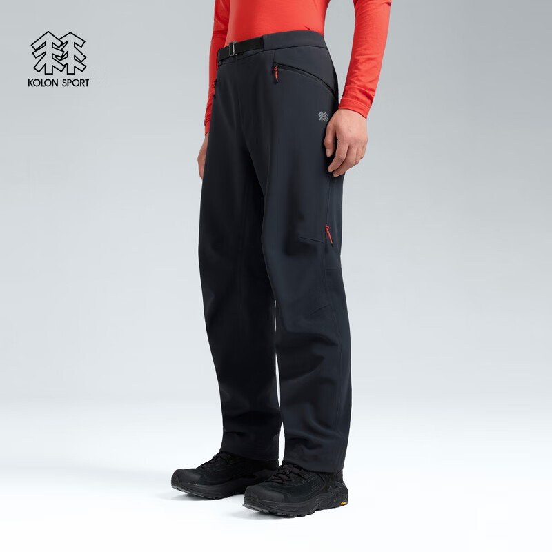 KOLON SPORT/可隆户外软壳裤 男士透湿防风GTX PIL软壳长裤2.0