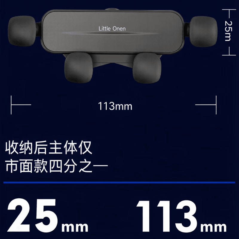 CRHMMFLF适用于特斯拉屏幕架model3/Y车载手机支架屏幕导航内饰配件Tesla 磨砂方黑支架 屏幕款360度可调节底座