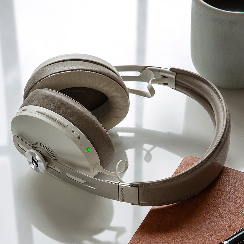 森海塞尔（Sennheiser）Momentum Wireless 大馒头3主动降噪HIFI音乐耳机 无线蓝牙头戴式耳机 白