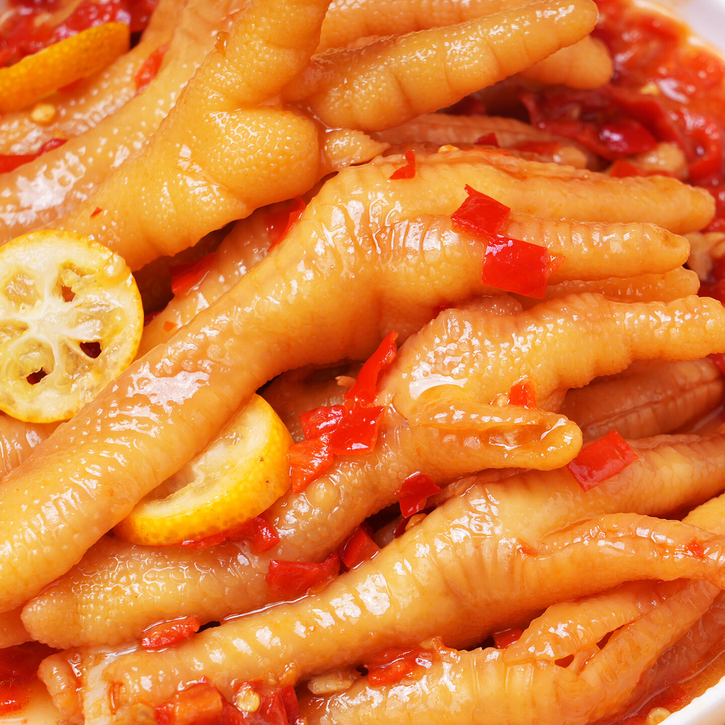 铭思源无骨鸡爪柠檬酸辣两种口味400g/罐脱骨鸡爪休闲零食解馋小零食 柠檬无骨鸡爪400g*2+酸辣无骨鸡爪400g*2