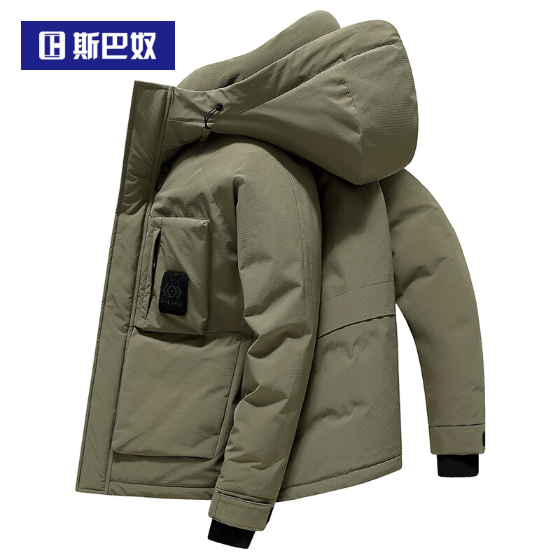 ˹��ū�Ӻ����޷��ж̿�2025�����¿�������ñѼ�ޱ�ů��װ���׳���װ ��ɫ 4XL 209.75Ԫ