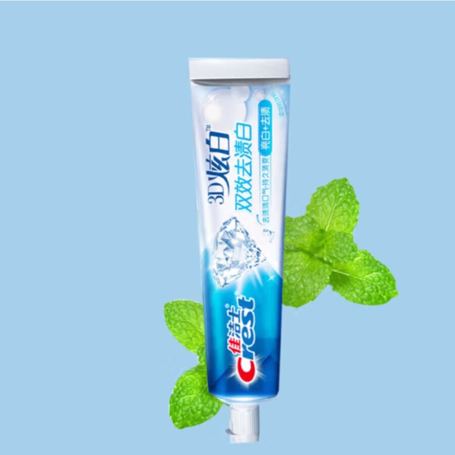 佳洁士(crest)3d炫白双效牙膏180g*6