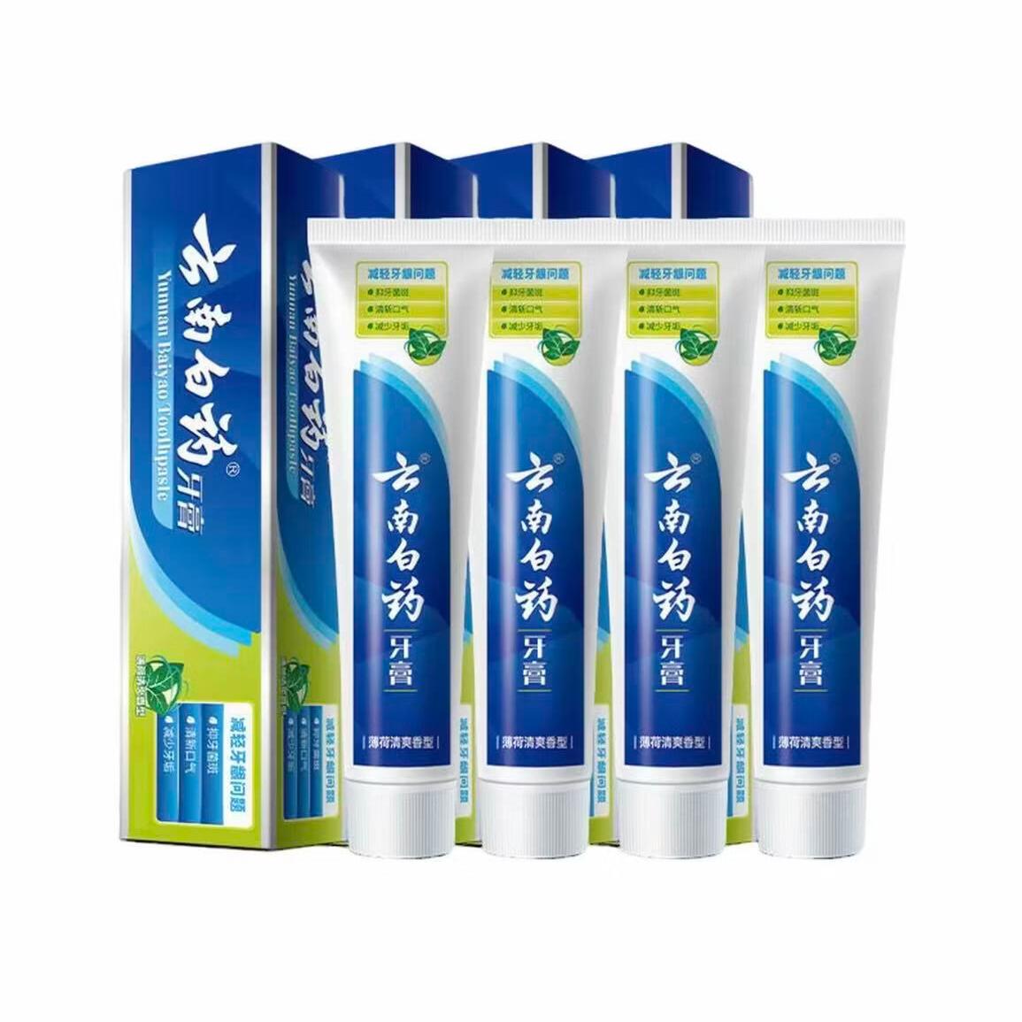 白药云南白药牙膏口臭黄牙去渍薄荷味薄荷大克重 230克薄荷*6