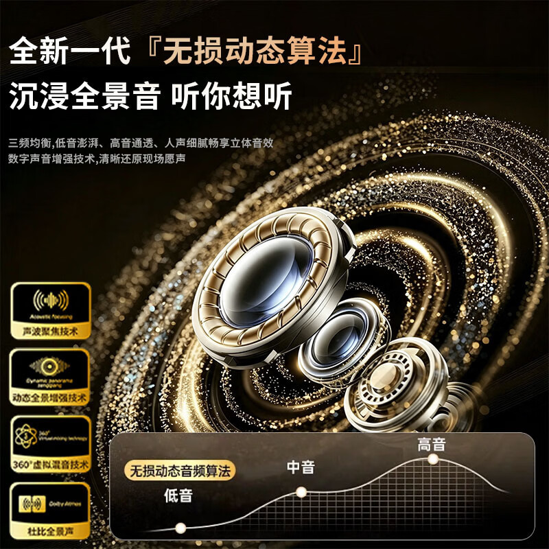 魅影客新款Pro3代无线蓝牙耳机轻奢橙 华强北顶配主动降噪入耳式适配苹果iPhone17 16 15 14华为手机通用 爱马士橙 【官配主动降噪全功能顶配Pro3】 【轻奢配色尊享版】真原版全功能丨ANC主动降噪