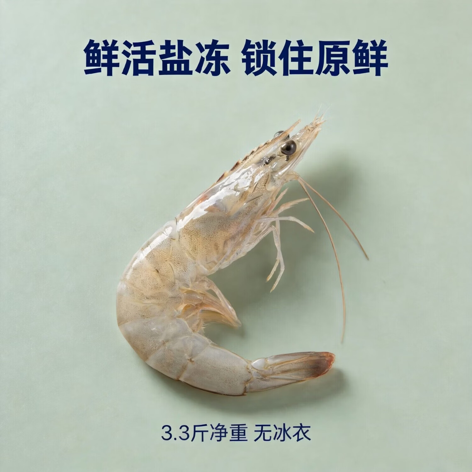 桑塔(SANTA PRISCILA)厄瓜多尔盐冻白虾 原箱进口 顺丰冷链 海鲜水产 南美大虾 40/50盐冻白虾 3斤(净重)